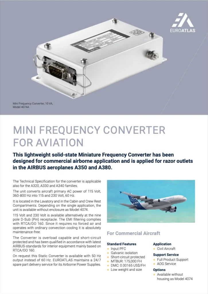 Mini frequency converter 4074